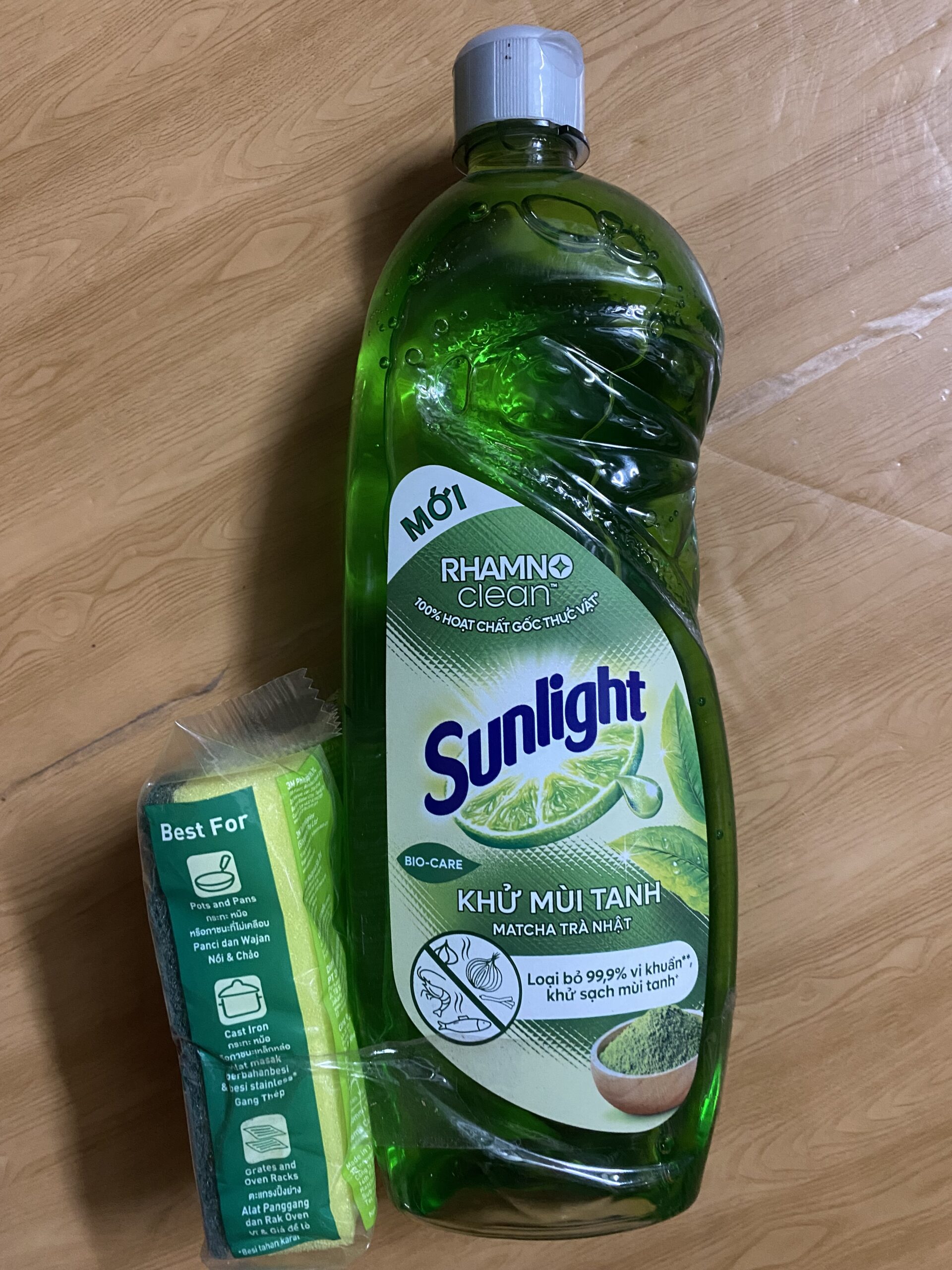 Nước Rửa Chén Sunlight Khử Mùi Tanh